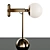 Elegant Fendi Lux Table Lamp 3D model small image 3