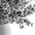 Concrete Vase Bouquet - Green Branch 3D model small image 5