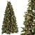 Festive Outdoor Christmas Tree 3D model small image 1