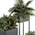 326 Indoor Plant Set - Black Box 3D model small image 3