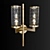 K&W Liaison Double Arm Sconce 3D model small image 2