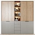Contemporary Fusion Wardrobes 3D model small image 1