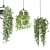 Metal Box Hanging Plants - Set 149 3D model small image 2