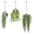 Metal Box Hanging Plants - Set 149 3D model small image 4