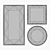  Geometric Decorative Mirror 3D model small image 12