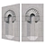 Intricate Islamic Arch Carving 3D model small image 1