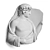 Exquisite Antinous Marble Relief 3D model small image 5