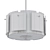 Sleek Chrome Pendant Light 3D model small image 2