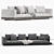 Modular Connery Sofa: Ultimate Versatility 3D model small image 4