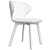 Contemporary Mula Wood Chair: Minimalist Scandinavian Design 3D model small image 5