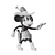 Vray Render of Mickey Mouse 3D model small image 1