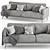 Sophisticated Egoitaliano Sofa SOPHIA 3D model small image 2