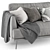 Sophisticated Egoitaliano Sofa SOPHIA 3D model small image 4