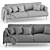 Sophisticated Egoitaliano Sofa SOPHIA 3D model small image 5