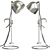 RÅVAROR Clamp Lamp: Stainless Steel Accent Light 3D model small image 1