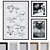 Modern Collage Cat and Mushroom Picture Frame Set 3D model small image 1