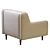 West Elm Crosby Armchair: Comfort Refined 3D model small image 6