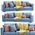 Marac Tango Leather Sofa: Modern, Stylish, and Comfortable 3D model small image 4