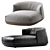 Sleek Brioni Daybed: Stylish, Versatile, and Luxurious 3D model small image 4