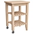 Bekväm Ikea: Stylish Birch Rolling Table 3D model small image 1