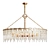 Elegant Ice Chandelier: SPRING Ø120 3D model small image 2