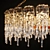 Elegant Ice Chandelier: SPRING Ø120 3D model small image 3