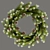 Festive Coniferous Christmas Wreath 3D model small image 1