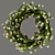 Festive Coniferous Christmas Wreath 3D model small image 2