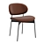 Luz Upholstered Chair 3D model small image 2