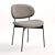 Luz Upholstered Chair 3D model small image 4