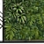 Lush Greens Vertical Plant Set 3D model small image 4