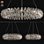 Elegant Chandelier Trio - 3 Sizes 3D model small image 1