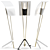 Sleek G30 Modern Floor Lamp 3D model small image 1