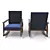 Modern 2021 Chair: Stylish Design 3D model small image 2