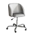 Ergonomic Office Chair with Metal Legs 3D model small image 4