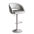 Mirella Chrome Bar Stool 3D model small image 4