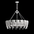 Frosted Spring Ice Chandelier 3D model small image 2