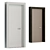 Solid Bedroom Door: Laminate Finish 3D model small image 2