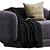 Elegant Duo: MAJOR TOM Sofa 3D model small image 2