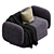 Elegant Duo: MAJOR TOM Sofa 3D model small image 4