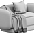 Elegant Duo: MAJOR TOM Sofa 3D model small image 7