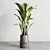 162 Concrete Ficus Elastica: Versatile Indoor/Outdoor Pot 3D model small image 1