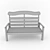 2021 Bench: Modern Design, Premium Quality 3D model small image 4