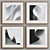 Abstract Frame Set: Modern Minimalist Designs 3D model small image 4