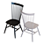 Crate & Barrel Marlow II Dining Chair - Elegant Wood Design 3D model small image 4
