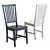 Stylish Village Wood Dining Chair 3D model small image 2