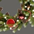 Festive Holiday Wreath with Toys & Pine Cones 3D model small image 4