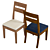 Elegant Basque Dining Chair 3D model small image 4