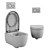 Geberit iCon Wall-Mounted Toilet: Sleek Design & Efficient Flushing 3D model small image 7