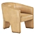 Elegant Grayson Fae Chair 3D model small image 1